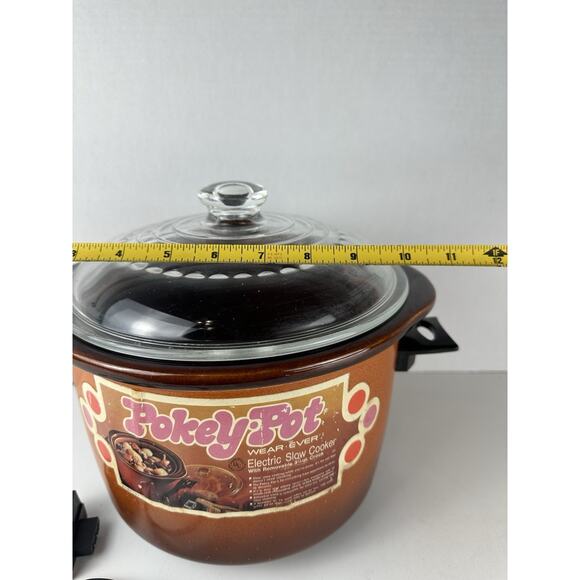 Vintage Wear-Ever Pokey Crock Pot With Power Cord 10025 Tested - Picture 7 of 9